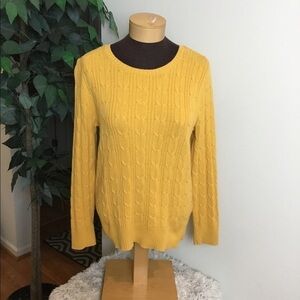 ST. John’s bay L goldish mustard long sleeve